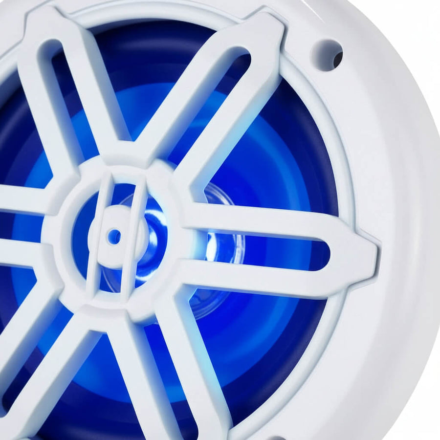 5.25-inch waterproof boat speakers in black