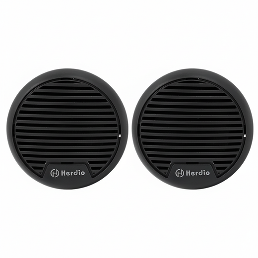 Herdio 3" Waterproof Marine Speakers 140W | 2-Way Wired Boat & Outdoor Audio
