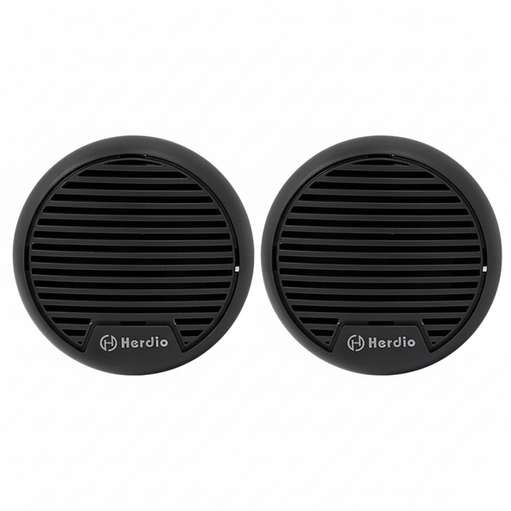 Herdio 3" Waterproof Marine Speakers 140W | 2-Way Wired Boat & Outdoor Audio