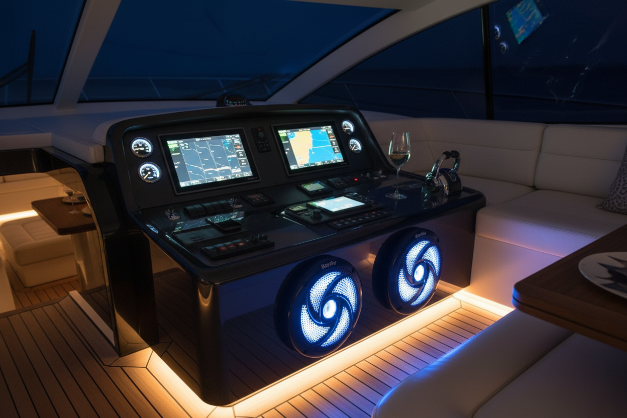 Herdio音响船只安装场景