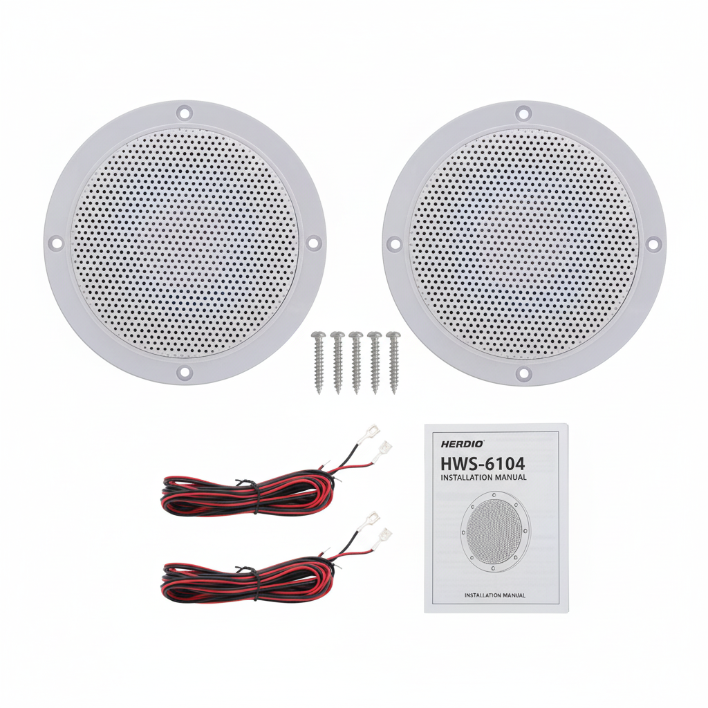 Herdio船用音箱包装清单