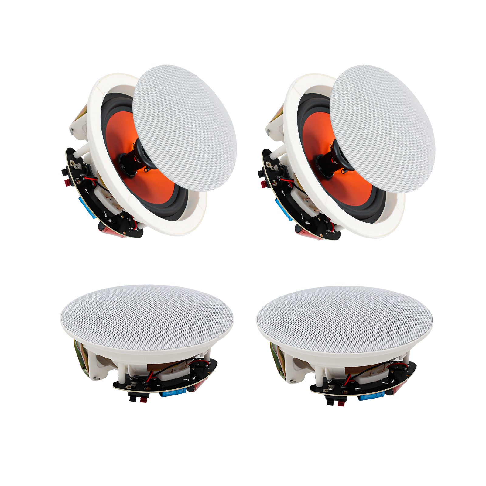 Herdio 6.5" In-Ceiling Bluetooth Speakers 600 Watts for Powerful Audio Performance