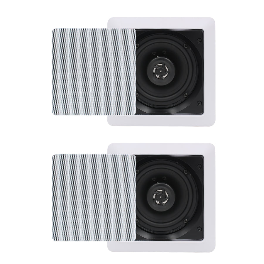 Herdio 5.25 inch Bluetooth in-wall speakers 160W premium home audio system