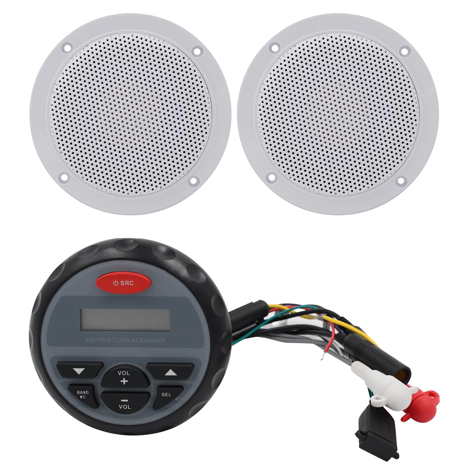 3.5" Waterproof Sound System And 4" Speaker VX110GR-5104W - Herdio