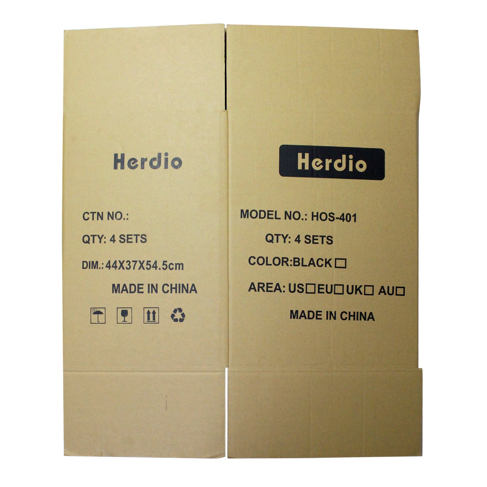 Herdio Shipping Boxes 44*37*54.5 CM Small Corrugated Cardboard Boxes,1 Pack - Herdio