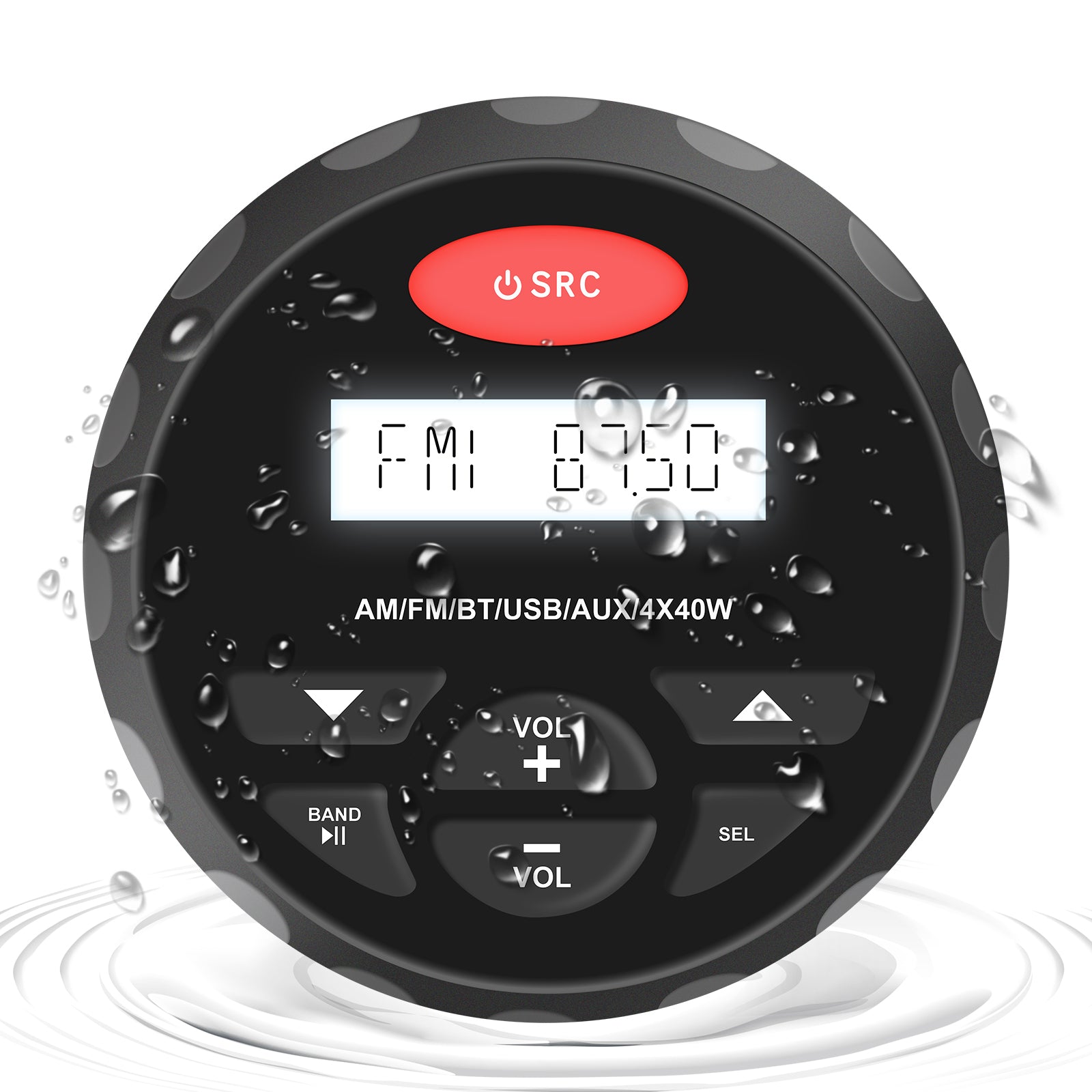 Herdio Bluetooth Marine Radio Receiver Waterproof VX110