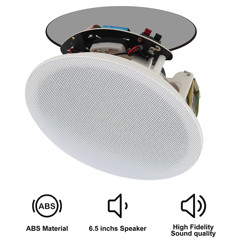 Herdio 6.5" In-Ceiling Speakers 600 Watts for Perfect Sound