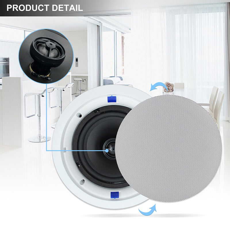 6.5" Ceiling Speakers 640 Watts HCS4-818 (4 Speakers) - Herdio