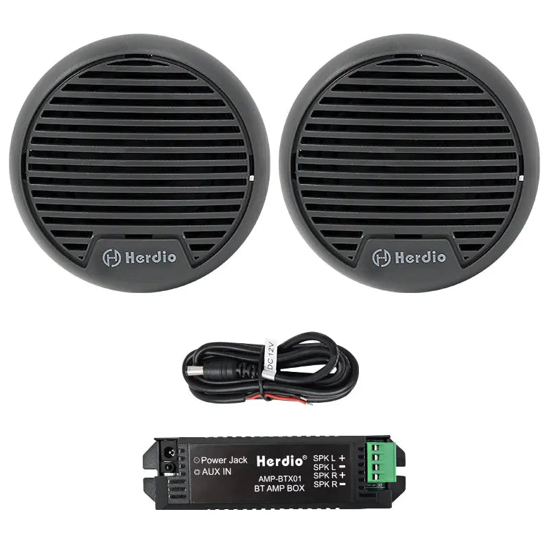 3" Bluetooth Marine Speakers 140 Watt HMS-60BT - Herdio