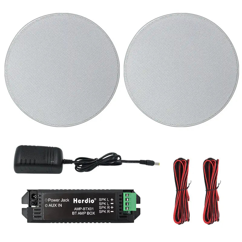 Herdio 4" Bluetooth Ceiling Speakers 160 Watts for Surround Sound