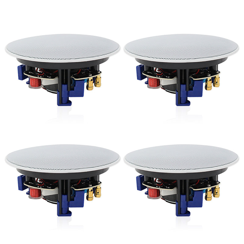 Herdio 4 inch Bluetooth ceiling speakers for home theater and living room