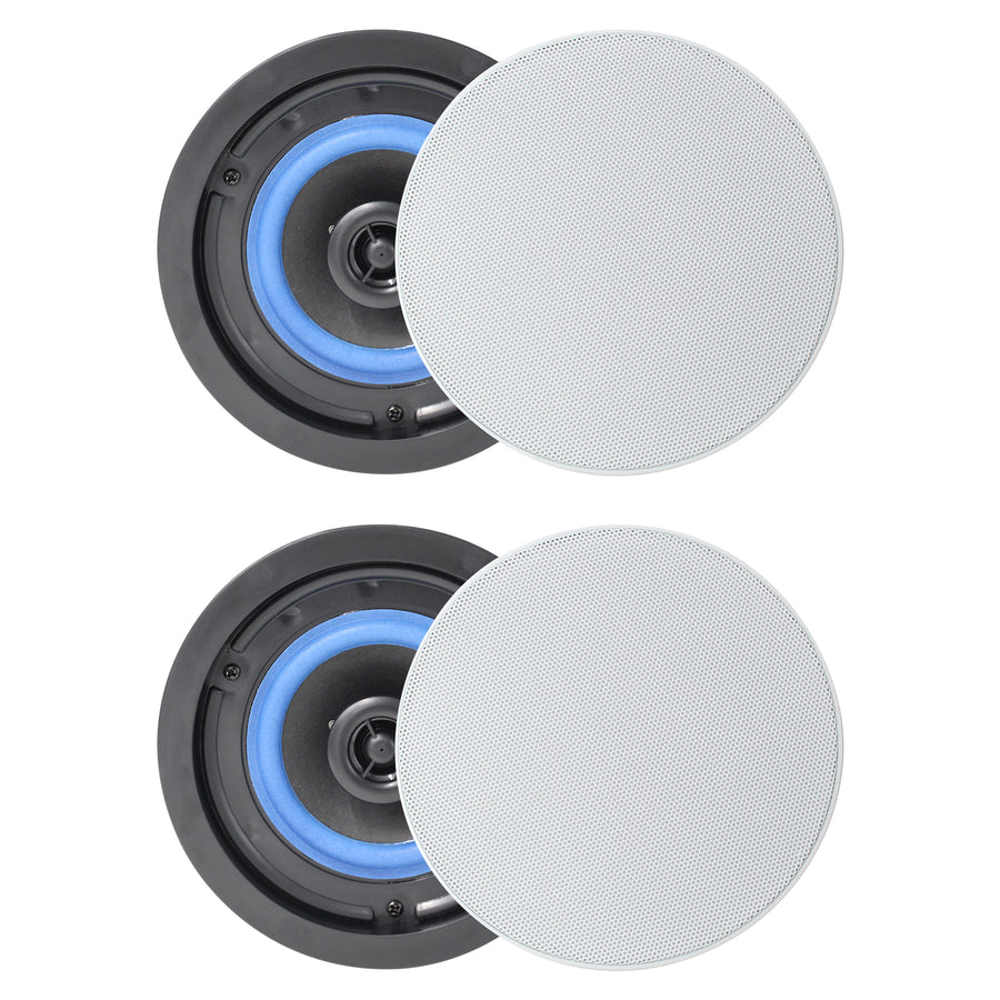 Herdio 4 inch ceiling speakers 160W 2-way in-ceiling audio system for home theater and living room