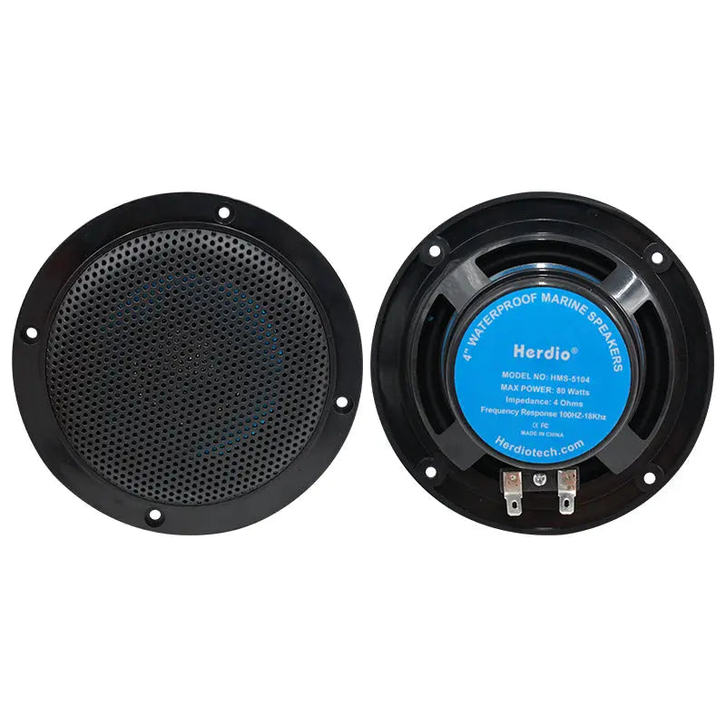 4" Marine Speakers 160 Watts HMS-5104 - Herdio