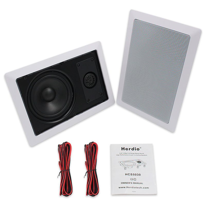 5.25" Ceiling&Wall Speakers 200 Watts HCS-5030 - Herdio