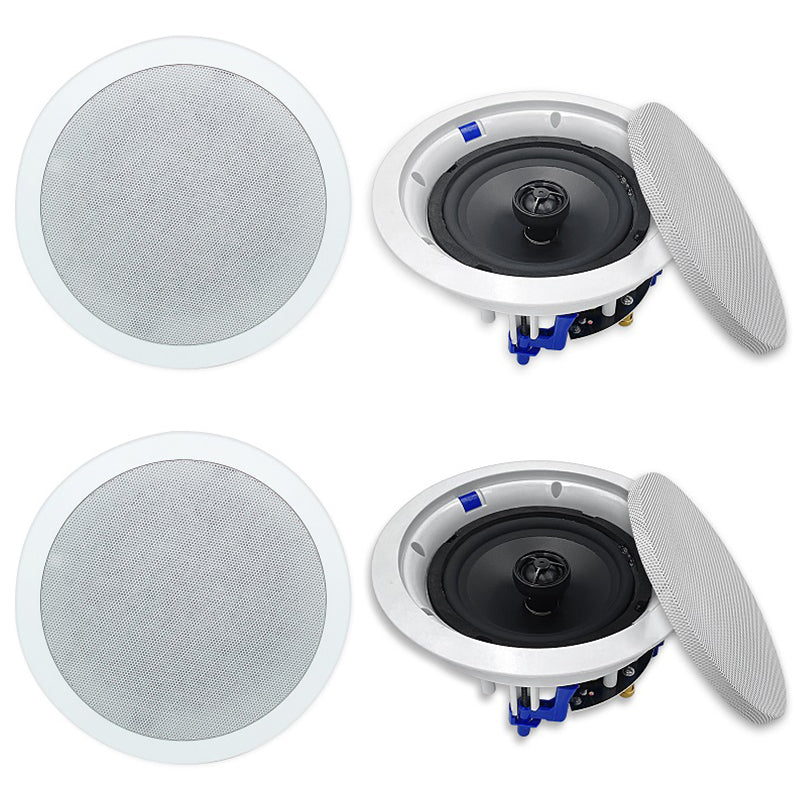 6.5" Ceiling Speakers 640 Watts HCS4-818 (4 Speakers) - Herdio