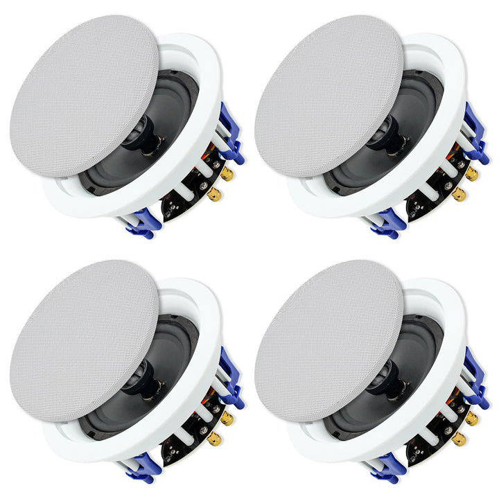 Herdio 6.5" In-Ceiling Speakers 640W | Wired Ultra-High-Power Home Audio System