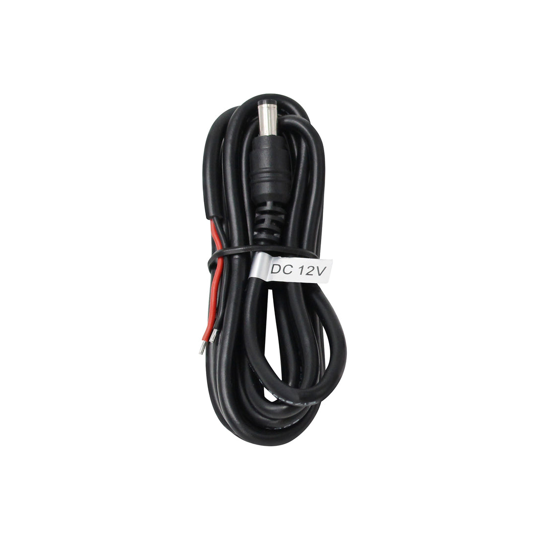 Herdio DC 12V 2M power cable with 5.5x2.5mm barrel connector for audio amplifiers